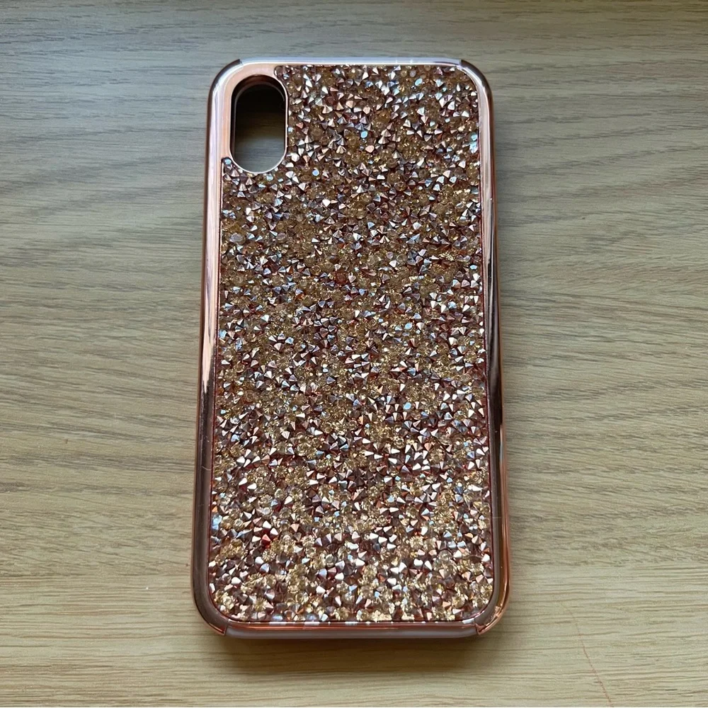 2 iPhone X Cases Bundle LuMee Duo & Rose Gold Phone Cases